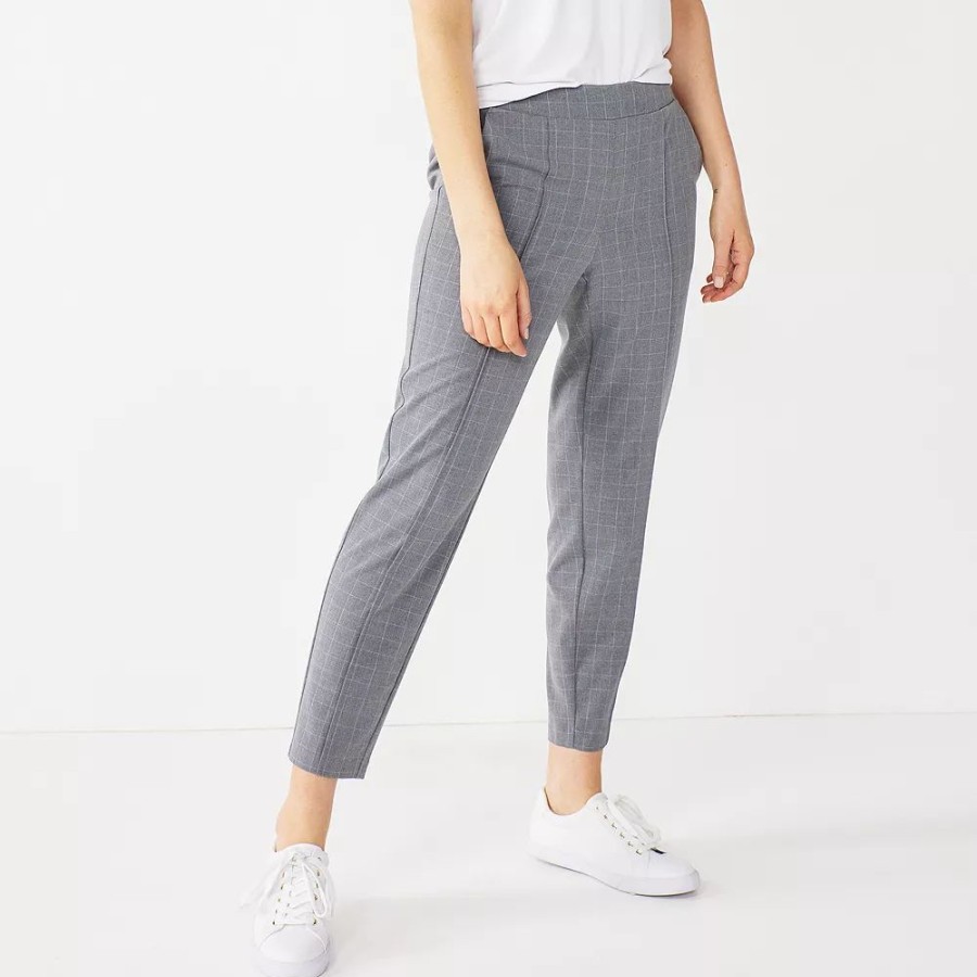 * Women'S Nine West Relaxed Crop Pull-On Pants | Bottoms