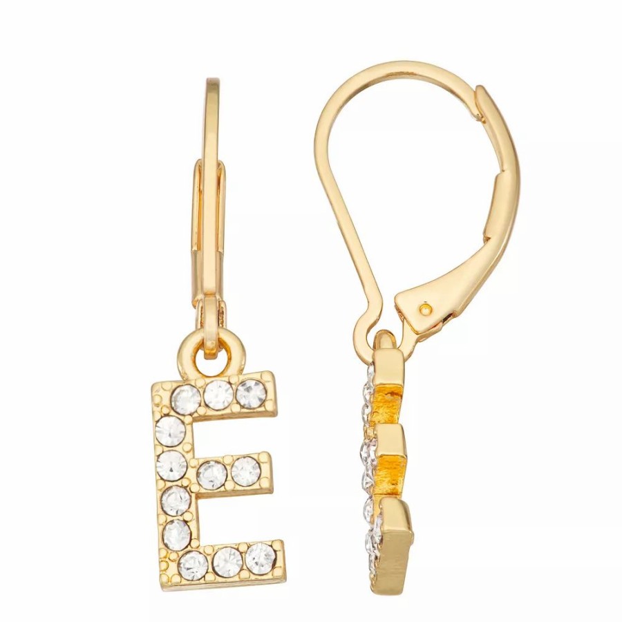 * Nine West Initial "E" Drop Earrings | Earrings