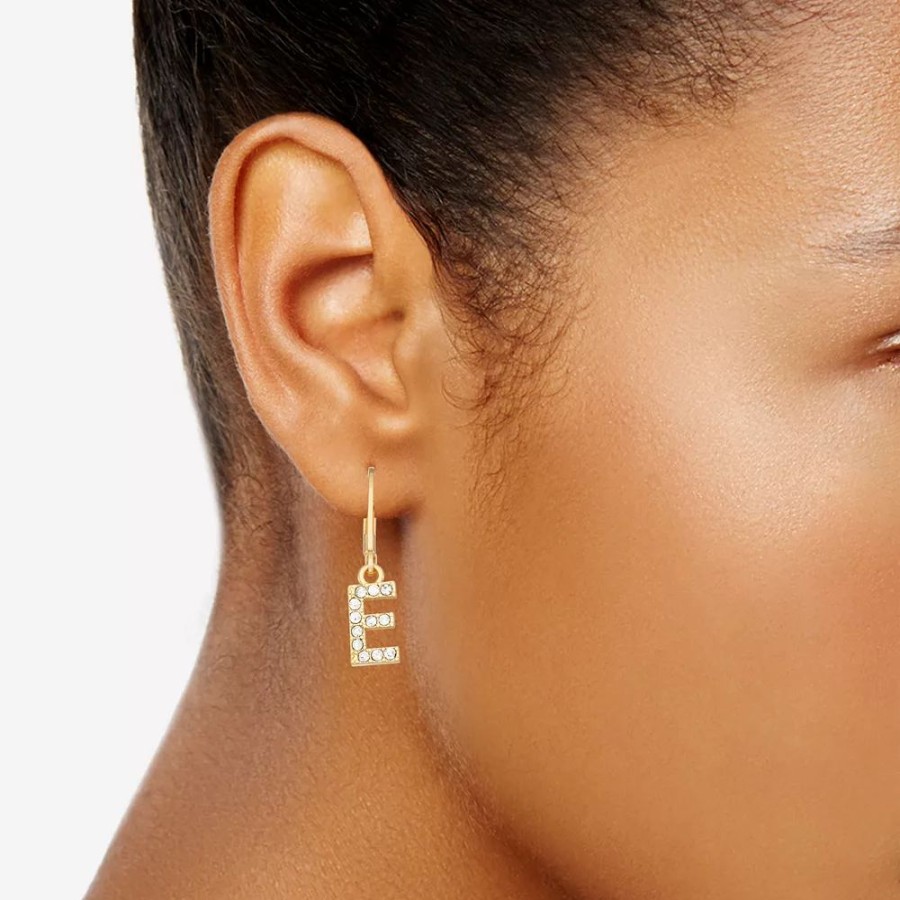 * Nine West Initial "E" Drop Earrings | Earrings