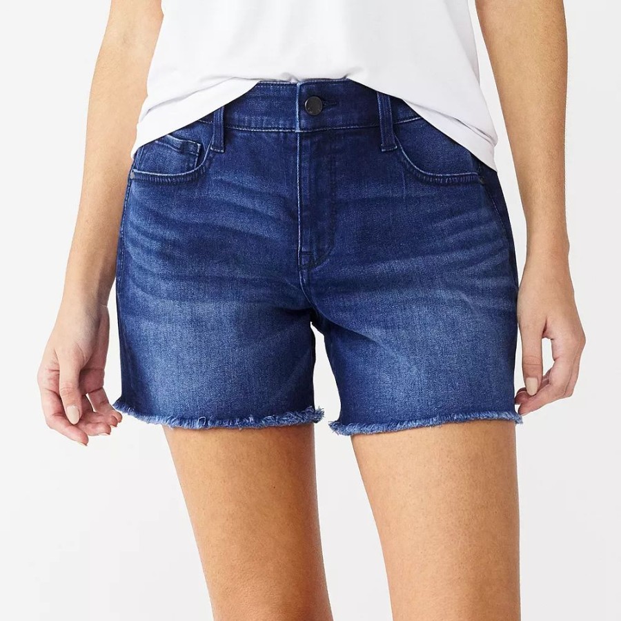 * Women'S Nine West Slimming Pocket Shorts | Bottoms