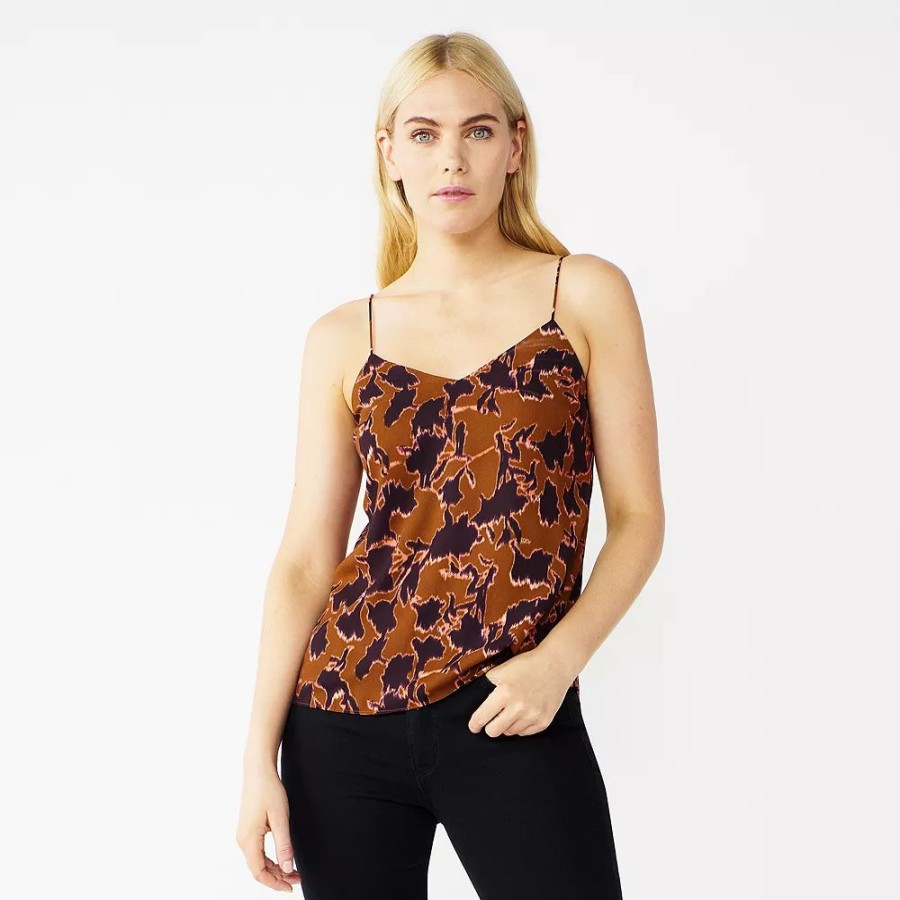 * Petite Nine West V-Neck Layering Camisole | Tops