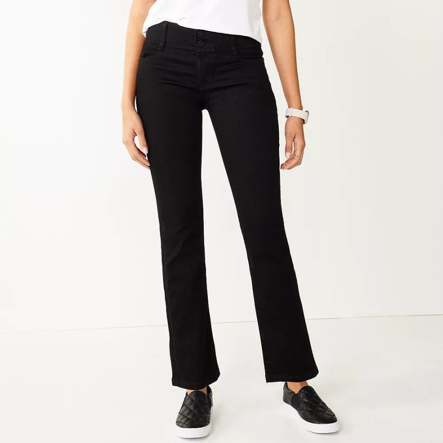 * Women'S Nine West Tummy-Control Bootcut Jeans | Bottoms