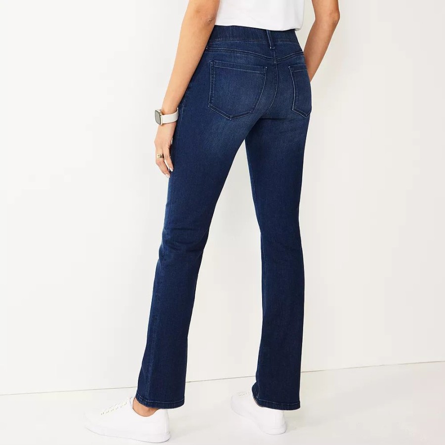 * Women'S Nine West Tummy-Control Bootcut Jeans | Bottoms