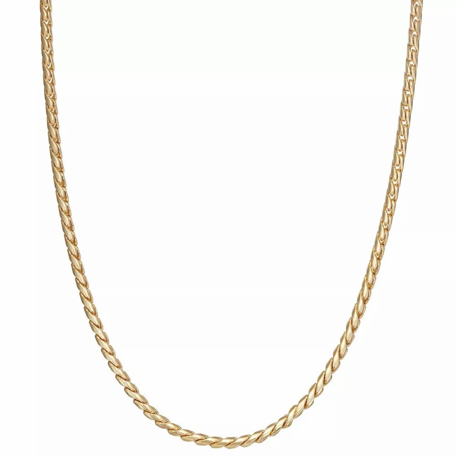 * Nine West Gold Tone Twisted Collar Necklace | Necklaces