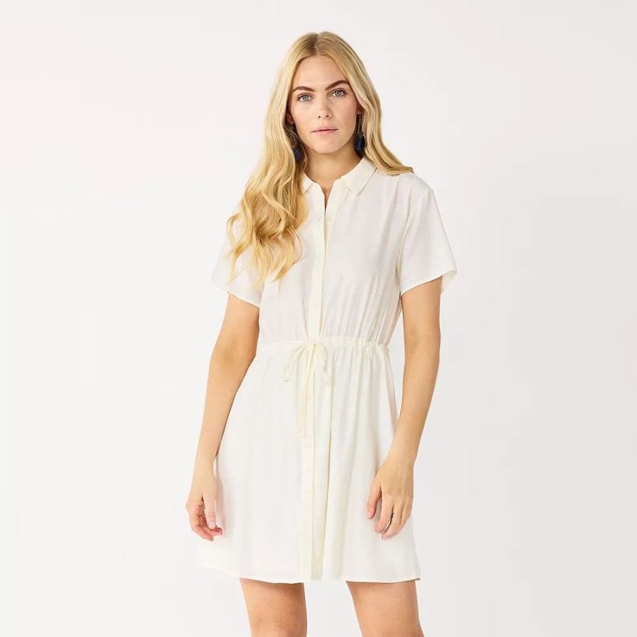 * Women'S Nine West Button Down Dress | Dresses