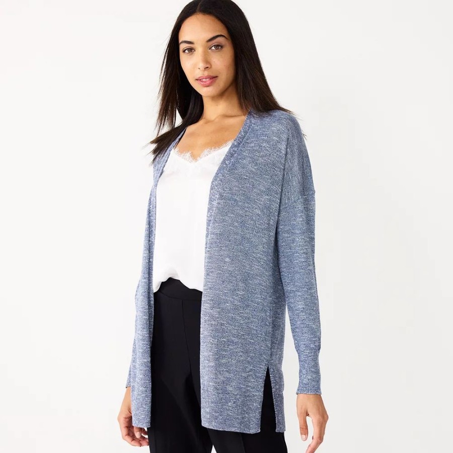 * Women'S Nine West Essential Lightweight Cardigan | Tops