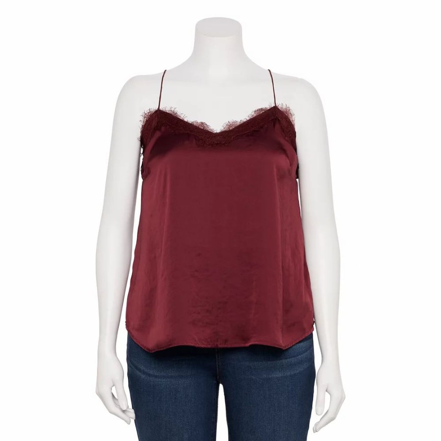 * Plus Size Nine West V-Neck Camisole | Tops