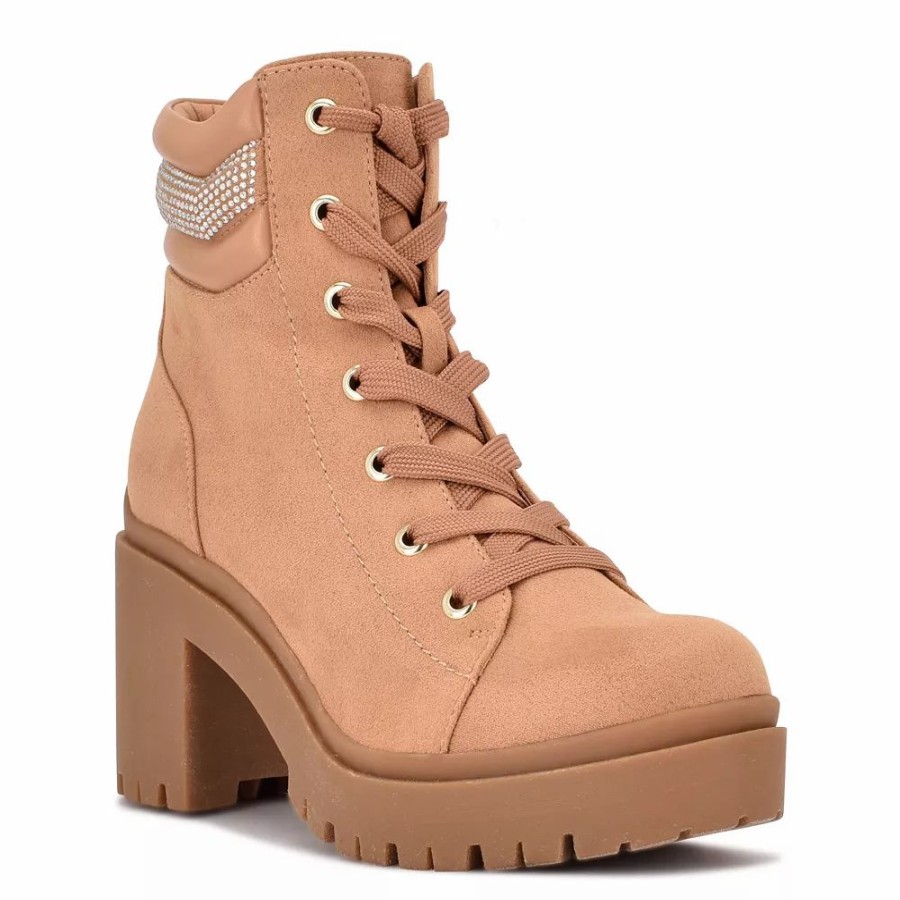 * Nine West Quona Women'S Combat Boots | Boots