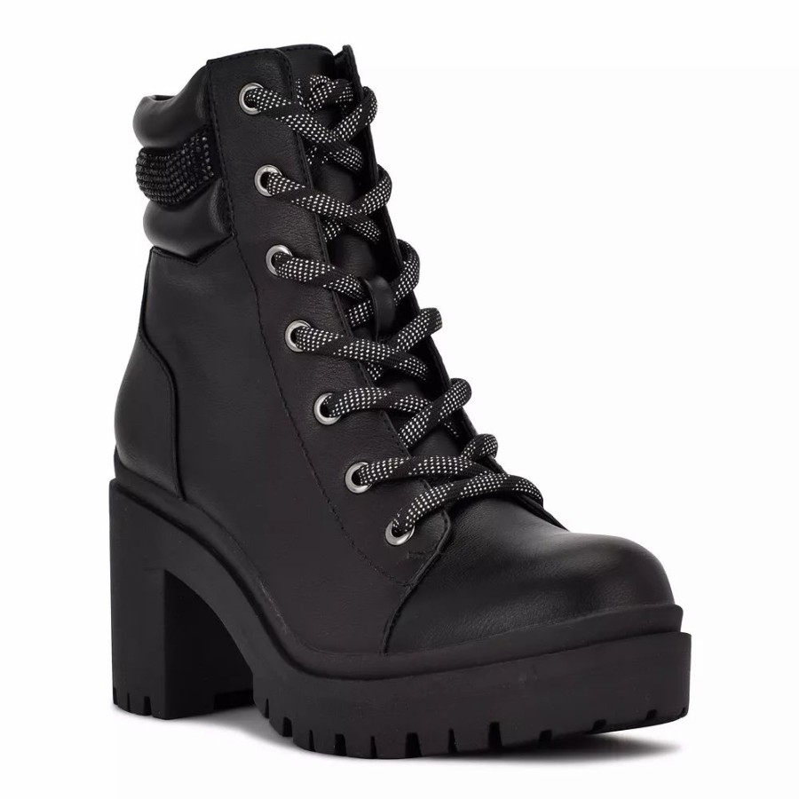 * Nine West Quona Women'S Combat Boots | Boots