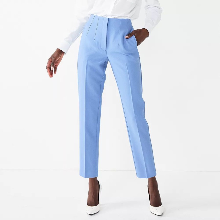 * Women'S Nine West High-Waisted Tapered Pants | Bottoms