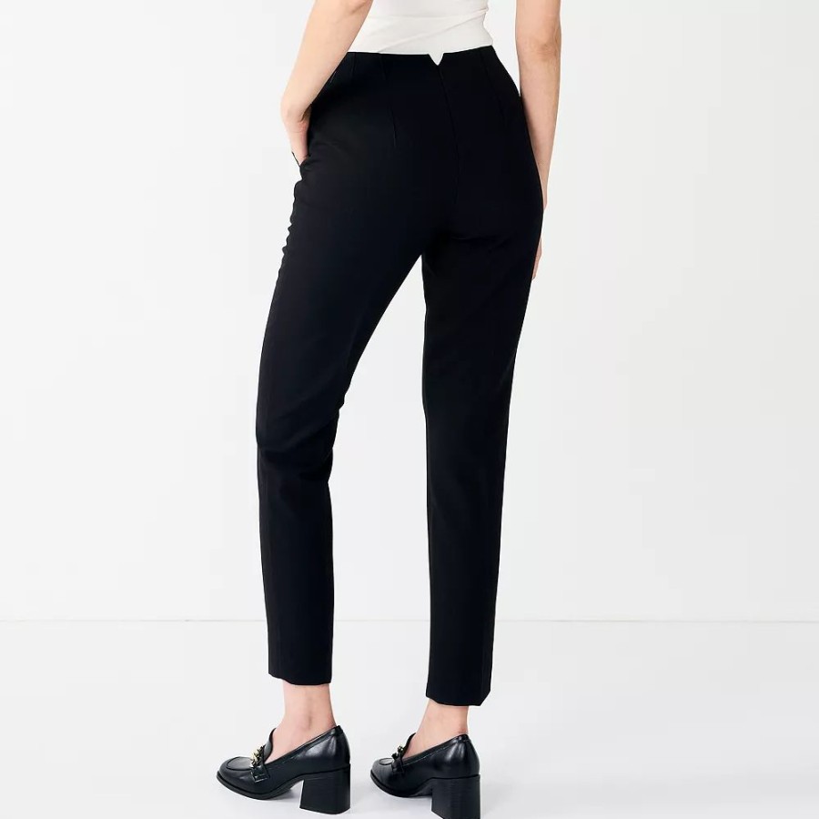 * Women'S Nine West High-Waisted Tapered Pants | Bottoms